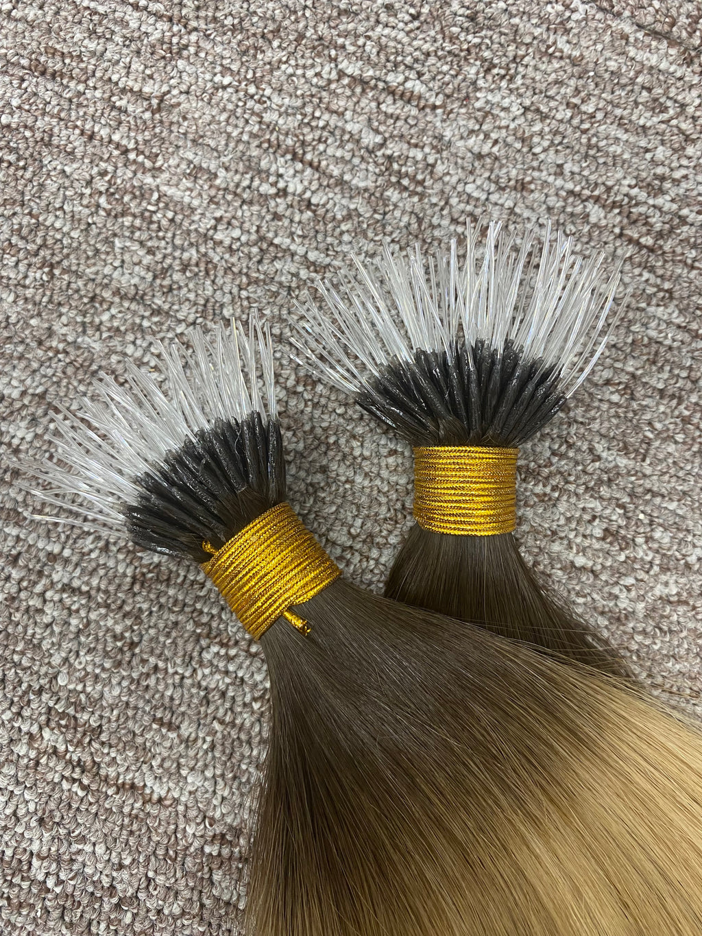 Keratin-Bonded Hair Extension