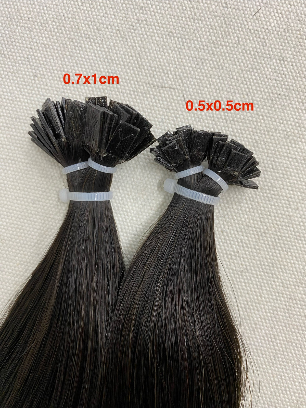 Keratin-Bonded Hair Extension